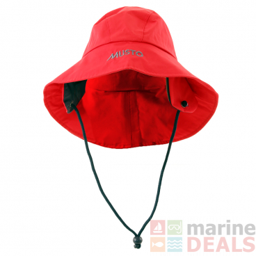 Musto Breathable Sou'wester Hat Red