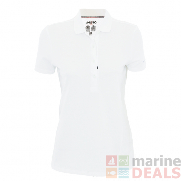 Musto Womens Evolution Sunblock Short Sleeve Polo White