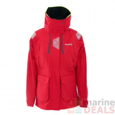 Musto BR2 Offshore Jacket Womens Red Size 14