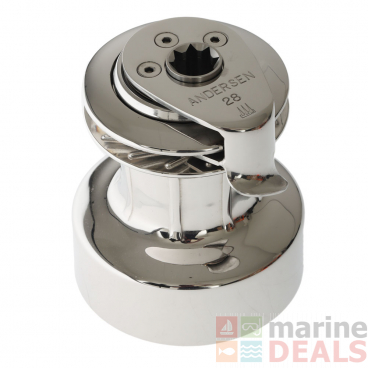 ANDERSEN 28ST Full Stainless 2-Speed Manual Winch
