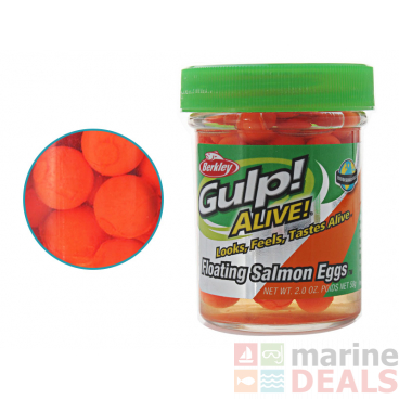 Berkley Gulp Salmon Eggs Soft Bait Fluorescent Orange