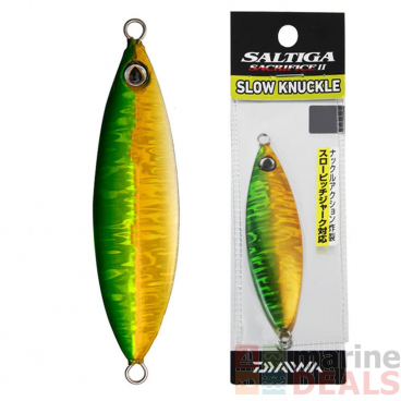 Daiwa Saltiga Slow Knuckle Jig 300g Green/Gold