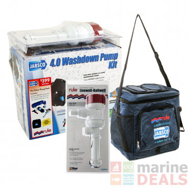 Pro Fisher Washdown Livewell Pump Kit with Bag