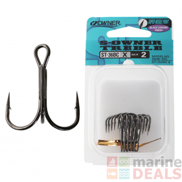 Owner ST-36 BC Stinger Treble Hooks 2 Qty 6