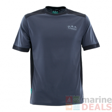 Ridgeline Breeze Mens T-Shirt Charcoal/Black 3XL