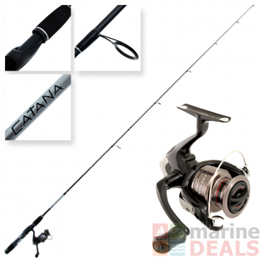 Shimano Catana 2500FD Inshore Spinning Combo 6ft 6in 3-6kg 4pc