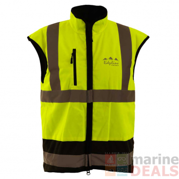 Ridgeline Tradies Safety Vest Yellow S