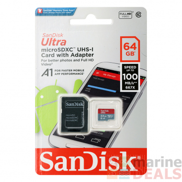 SanDisk Ultra microSDXC Card UHS-I 64gb