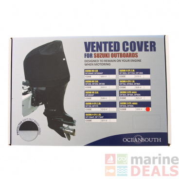 Oceansouth Vented Outboard Motor Cover for Suzuki