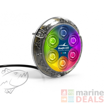 Bluefin LED Piranha P6 Colour Change Underwater Light 50W 12V/24V