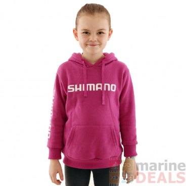 Shimano Corporate Kids Hoodie Fuchsia