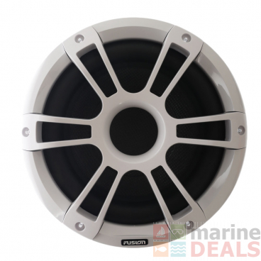 Fusion Sports White Marine Subwoofer with LED 10in 450W