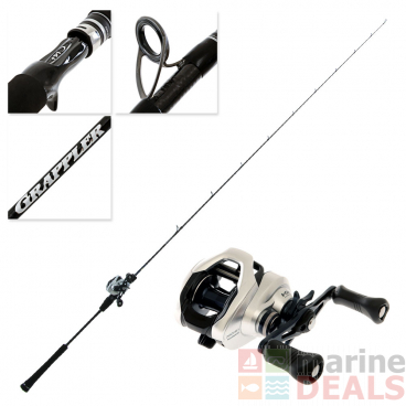 Shimano Tranx 200A-HG and Grappler Type J B683 Slow Jig Combo 6ft 8in PE2.5 2pc