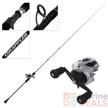 Shimano Tranx 300A and Grappler Type J B684 Slow Jig Combo 6ft 8in PE3 2pc