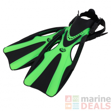 Sea Harvester Dive Fin F30 Open Heel Green S/M