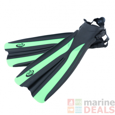 Sea Harvester F31 Open Heel Dive Fins Green US4-8