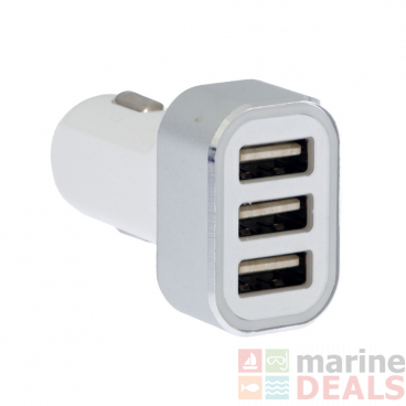 3-Port USB Car Charger 12v