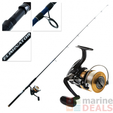 Daiwa Sweepfire 5000 2B and Eliminator 661MS Boat Spin Combo 6ft 6in 4-8kg 1pc