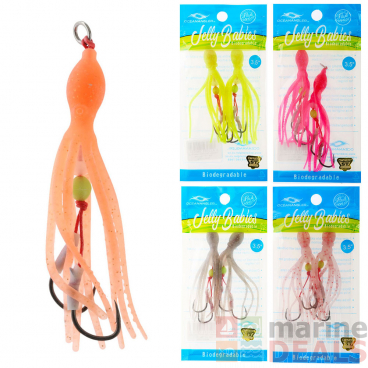Ocean Angler Jelly Babies Assist Rig 4.5in Qty 2