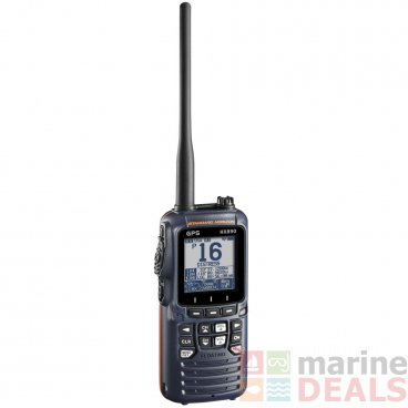 Standard Horizon HX890 Class H Floating DSC Handheld VHF/GPS Radio Navy Blue