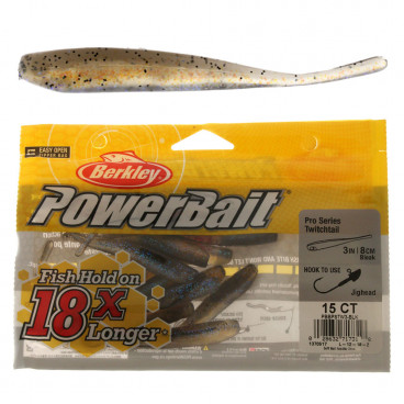 Berkley PowerBait Pro Twitchtail Minnow - 3 Inch (8cm) Smelt Color Fishing Lure - View #10