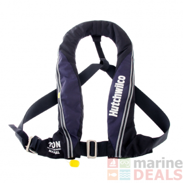 Hutchwilco Super Comfort 170N Manual Inflatable Life Jacket Navy