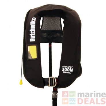 Hutchwilco Pro-Spec 300N Manual Inflatable Lifejacket with Deck Harness