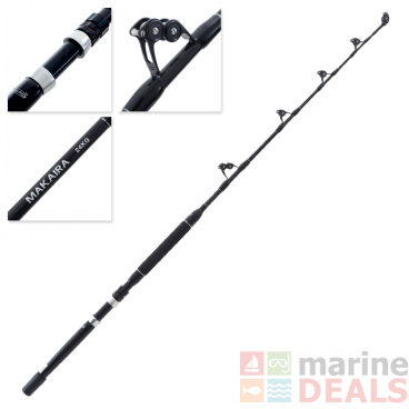Okuma Makaira Stand-Up Game Rod with ALPS Bearing Rollers Black/Silver 5ft 8in 24kg 1pc