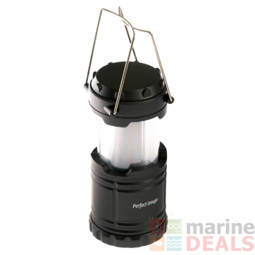 Perfect Image LED Collapsible Mini Camping Lantern White/Flame