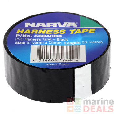 NARVA 25mm PVC Harness Tape Black