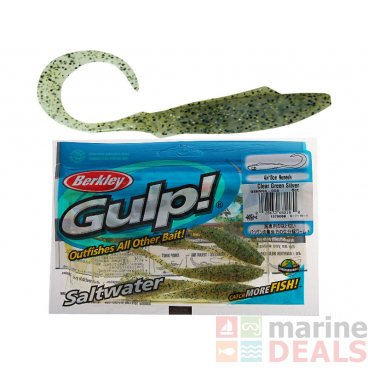 Berkley Gulp Nemesis Soft Bait 10cm Clear Green Silver