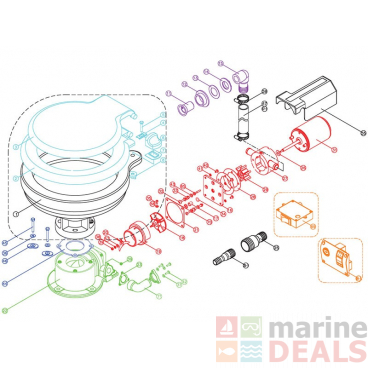 TMC Electric Marine Toilet Macerator Blade Set