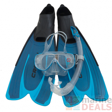 Cressi Agua Dive Mask Snorkel and Fins Set