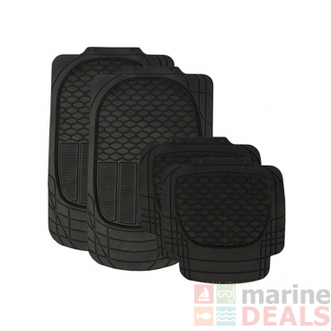 Wildcat All Weather Rubber Mat Set of 4
