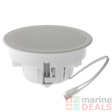 Fusion FM-F65RW Flush Mount Marine Speakers 6.5in 120W White