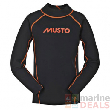 Musto Youth Neoprene Top Black/Black Size M