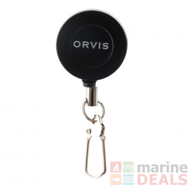 Orvis Fly Fishing Zinger Retractable Tool Holder Black