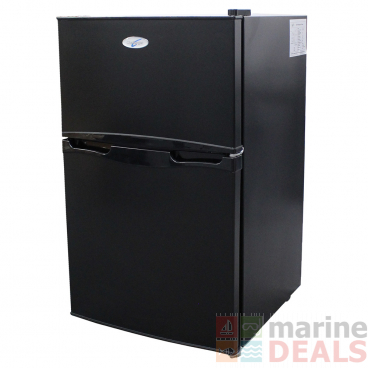 Challenger Fridge/Freezer with Interchangeable Doors 85L 12V/24V Black