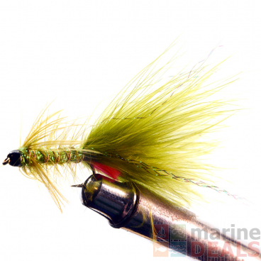 Manic Tackle Project Renes Skinny Bugger Fly Olive #8