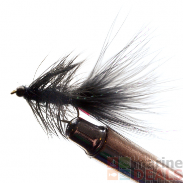 Manic Tackle Project Renes Skinny Bugger Fly Black #8