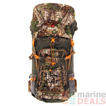 Manitoba Quest Hydration Backpack with Rifle Scabbard 45L Realtree Camo