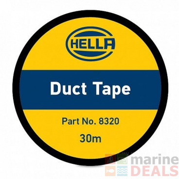 Hella Marine Duct Tape Black, 48mm x 30m