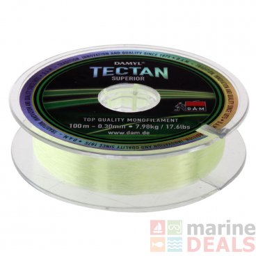 DAM Tectan Superior Monofilament Yellow Green 500m 0.30mm 17.6lb