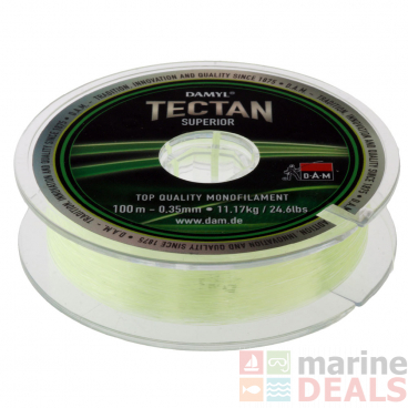DAM Tectan Superior Monofilament Yellow Green 500m 0.35mm 24.6lb