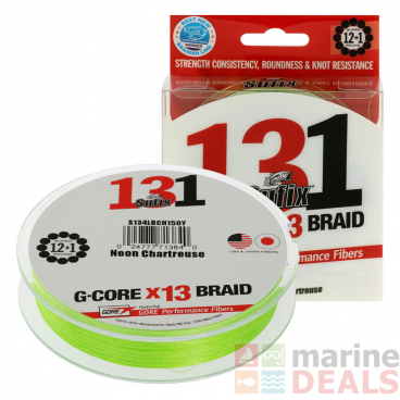 Sufix 131 G-CORE X13 Braid Neon Chartreuse 150yd