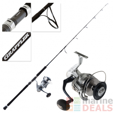 Shimano Saragosa 20000SW APG Grappler Type J S538 Spin Jig Combo 5ft 3in PE8 2pc