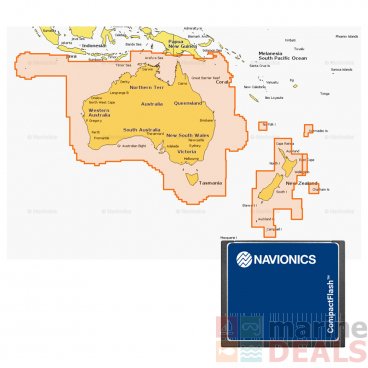Navionics Plus 50XG Chart Card NZ/AU CF Card