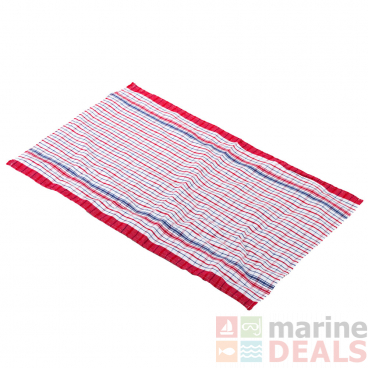 Tea Towel Commercial Laundry Grade Red/Blue