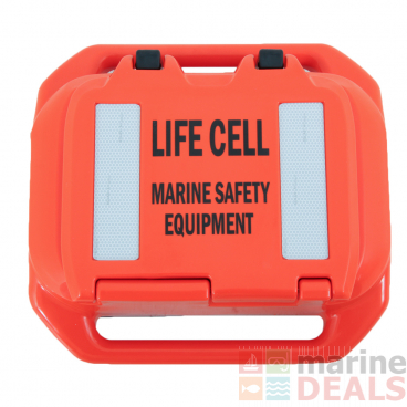Life Cell Trailer Boat Safety Storage Box / 2-4 Person Buoyancy Aid Orange - WA Only