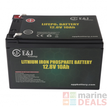 E&J LiFePO4 Rechargeable Lithium Deep Cycle Battery 12.8V 10Ah